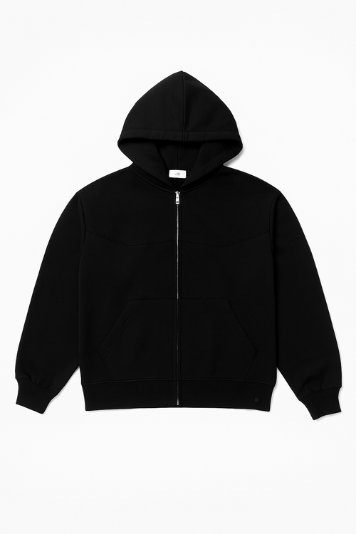 Zip-up jacket(black)